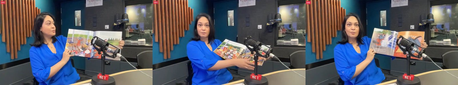 The Accidental Orchestra interview on RTHK with Noreen Mir — photograph