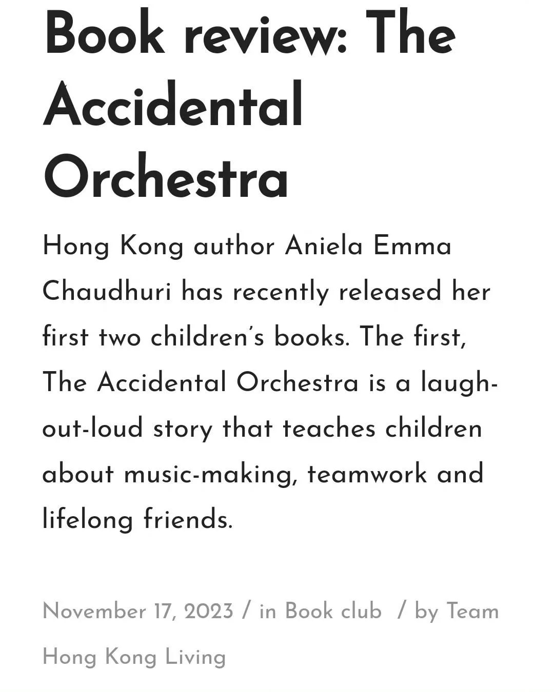 Book Review: The Accidental Orchestra