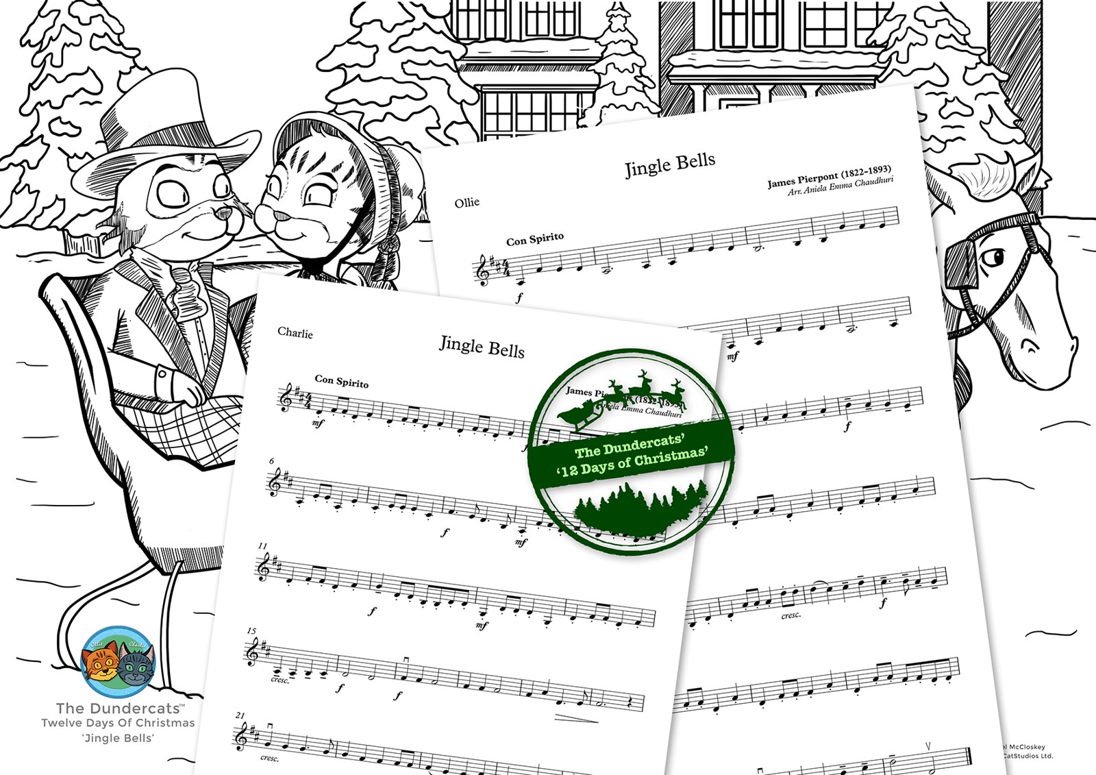Our Christmas violin duets are now for sale! 😻🎄🎻