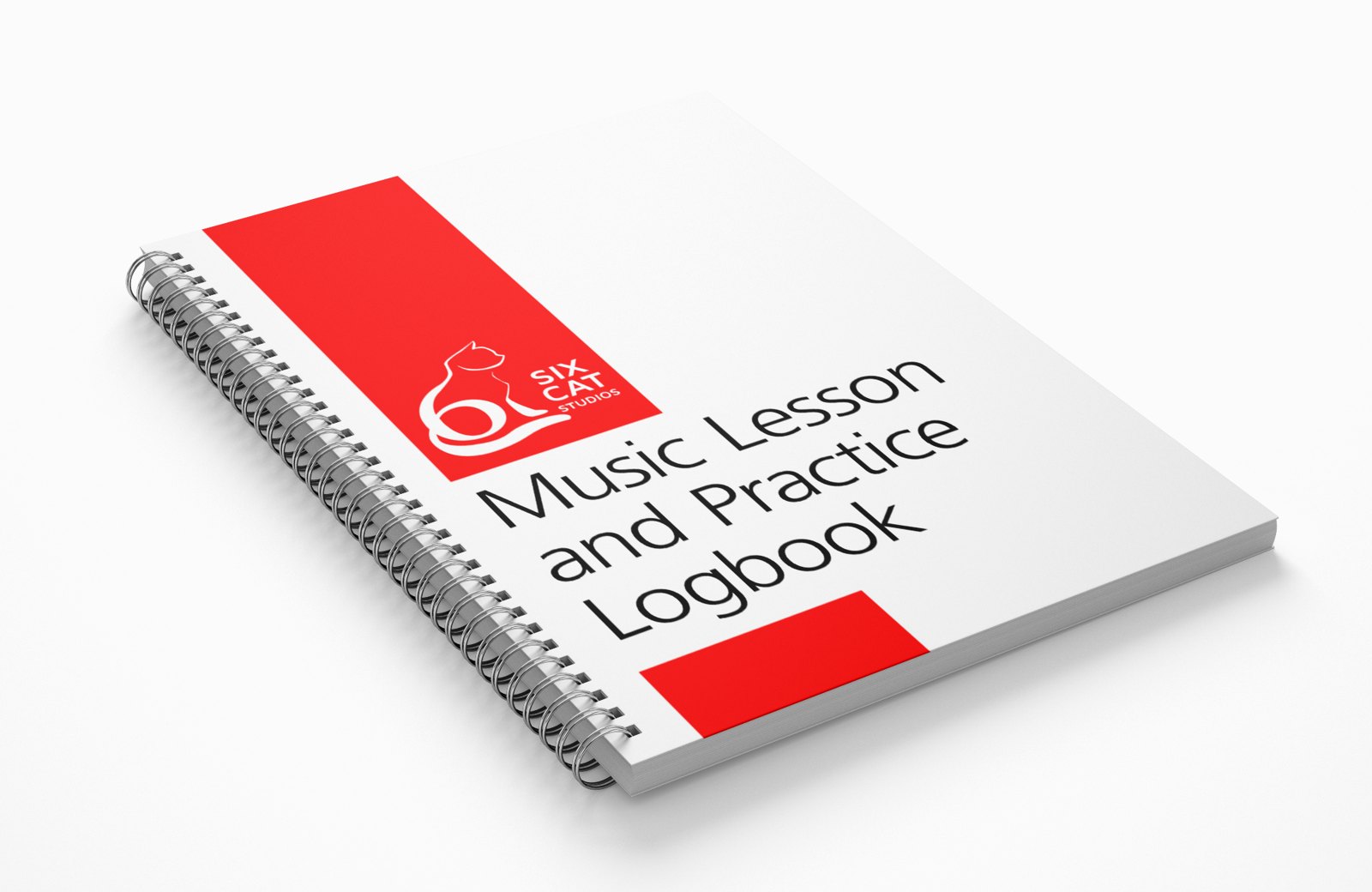 Six Cat Studios Lesson and Practice Logbook