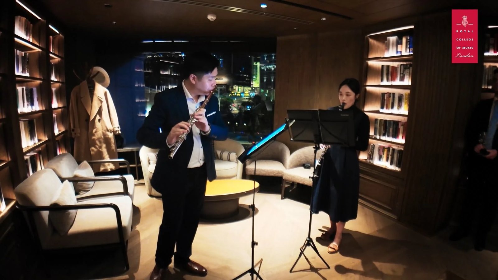 Royal College of Music London - The Hong Kong Club - Performance by Marco Leung (flute) and Peggy Lai (clarinet)